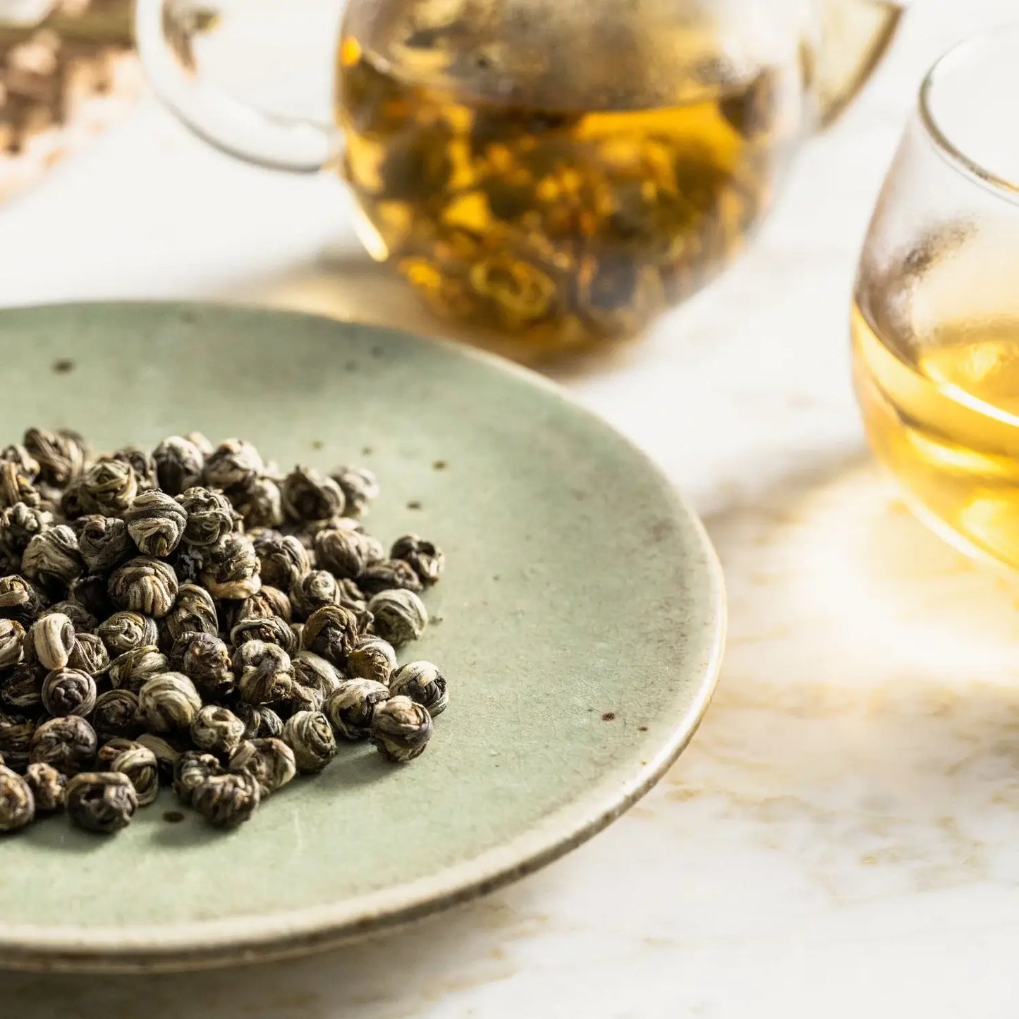 Jasmine Pearls Scented Green Tea (4 oz)