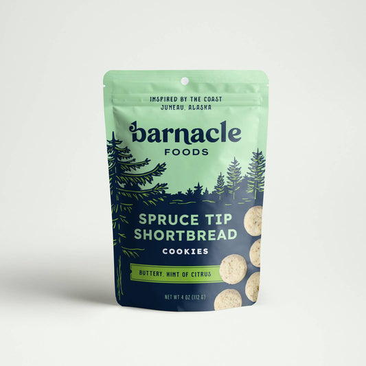 Spruce Tip Shortbread Cookies