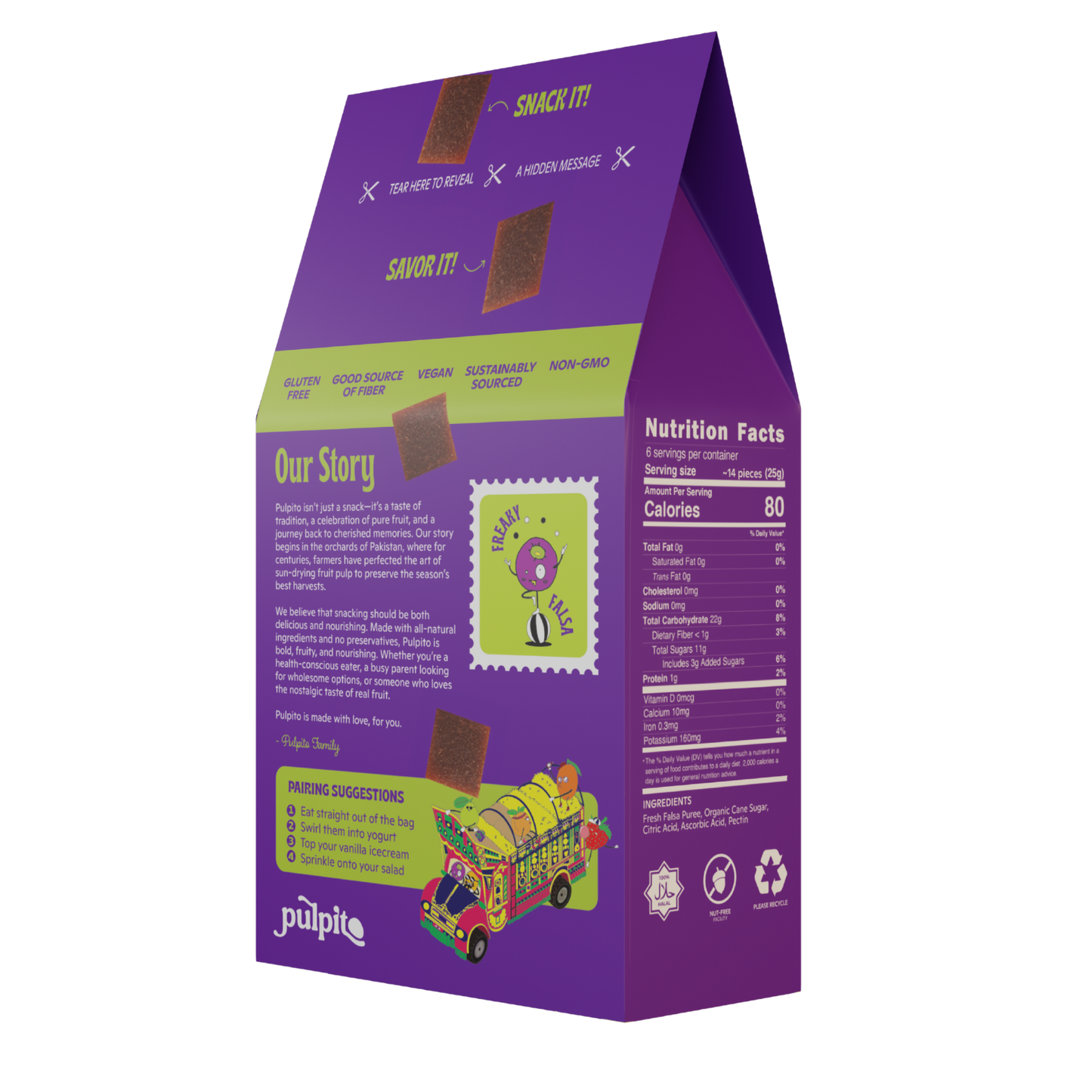 Freaky Falsa (Sherbert Berry) Natural Fruit Snacks