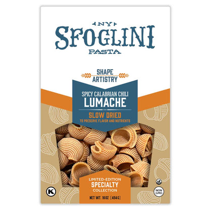 Calabrian Chili Lumache, Limited-Edition Specialty Pasta