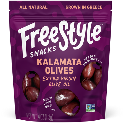 Kalamata Olives in Extra Virgin Olive Oil--Resealable Pack