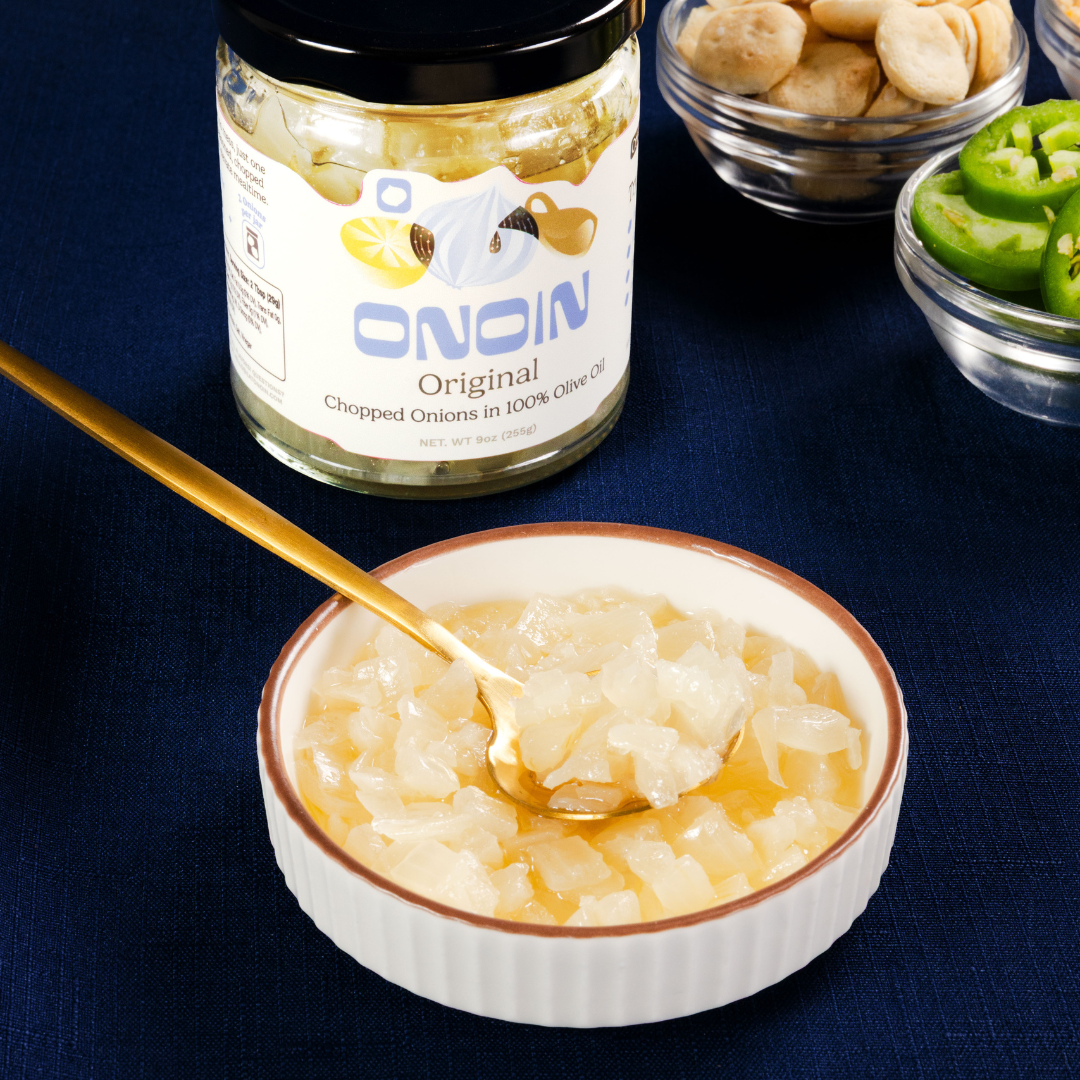 Chopped Onions in Olive Oil -  Gourmet Condiment & Sauce