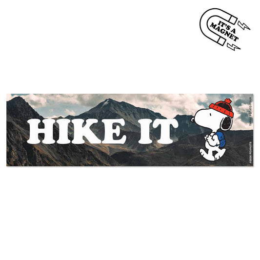 3P4 x Peanuts® - Snoopy Hike It Bumper Magnet