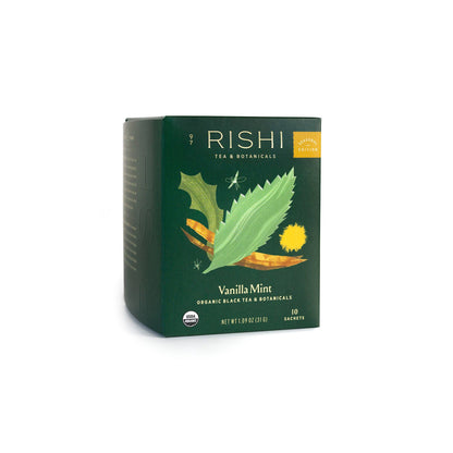 Vanilla Mint Seasonal Black Tea Blend Sachets