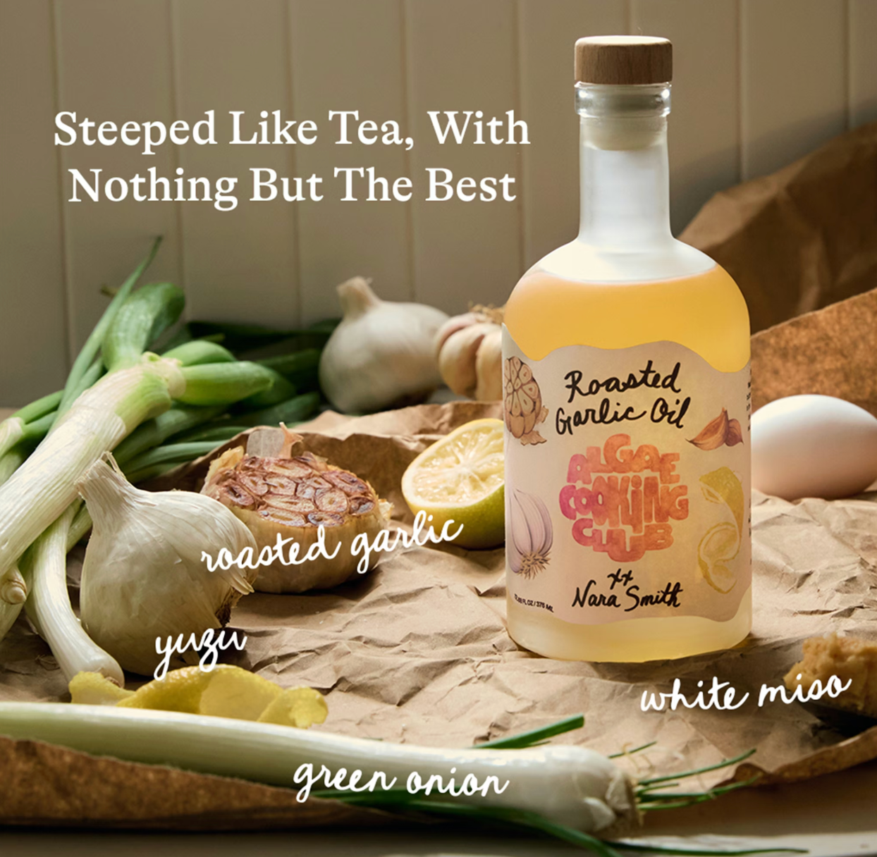 Nara's Roasted Garlic Oil (+ Yuzu • Miso) Best Seller