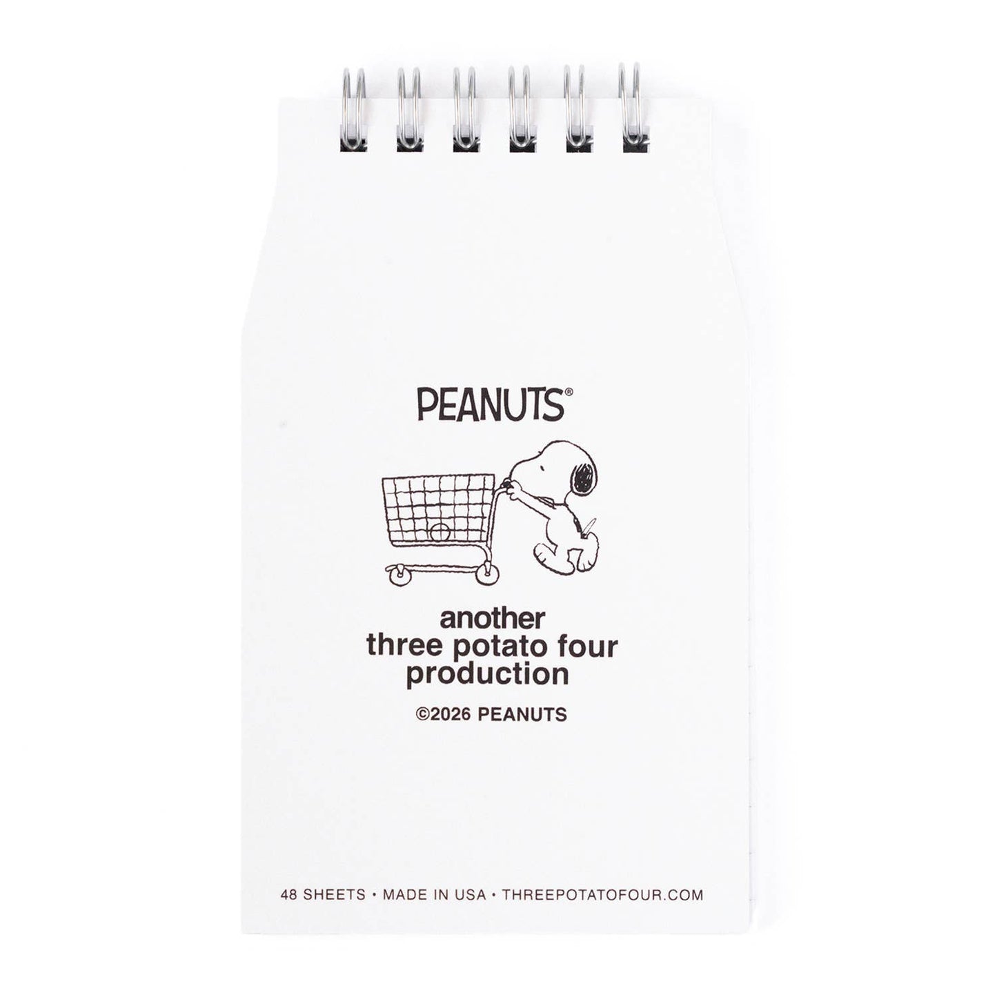 3P4 x Peanuts® Grocery - Snoopy Orange Juice Mini Notebook