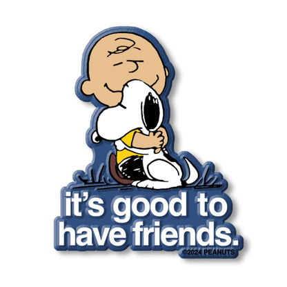 3P4 X Peanuts® Valentine - Good Friends Classic Magnet Blue